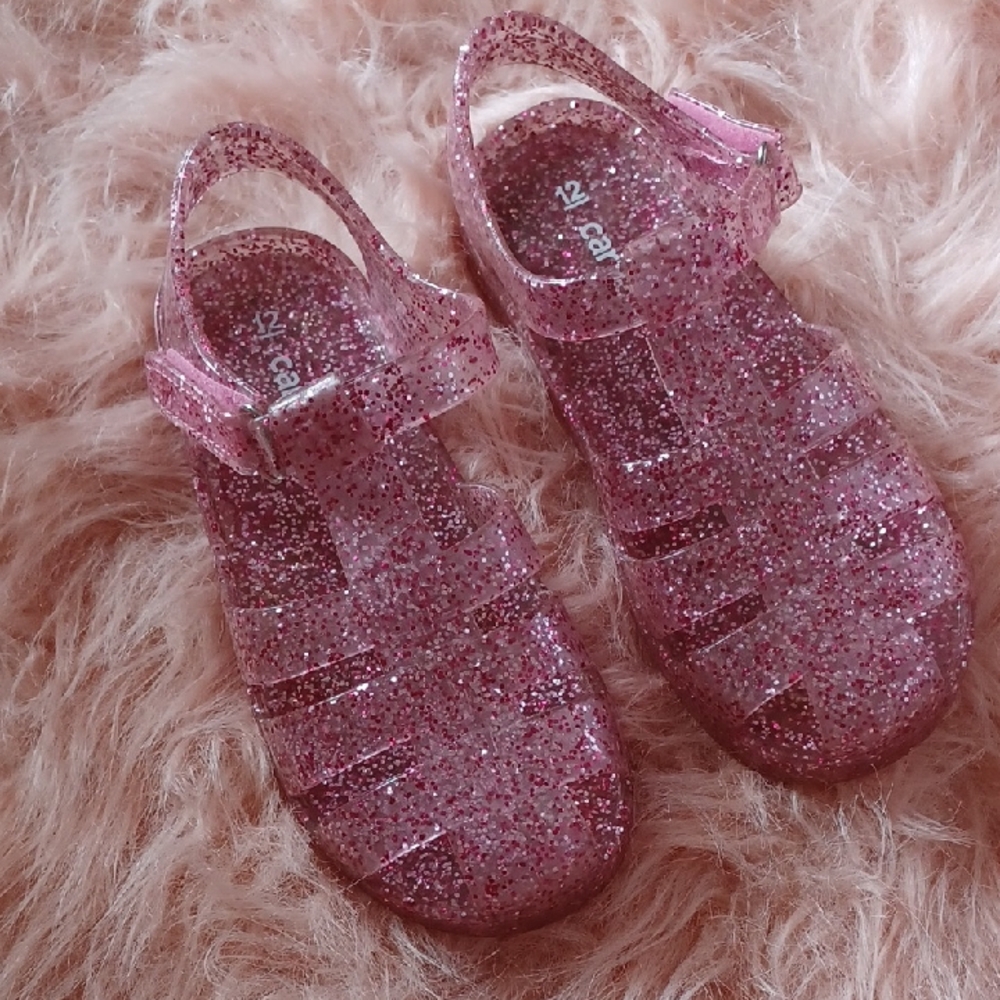 Carter's Pink Glitter Kids Sandals